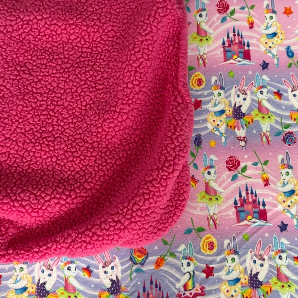 Posh Peanut Lisa Frank Lux Plush Patoo Blanket - Picture 4 of 5
